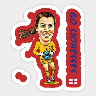 Mary Earps - England goalkeeper caricature Sticker